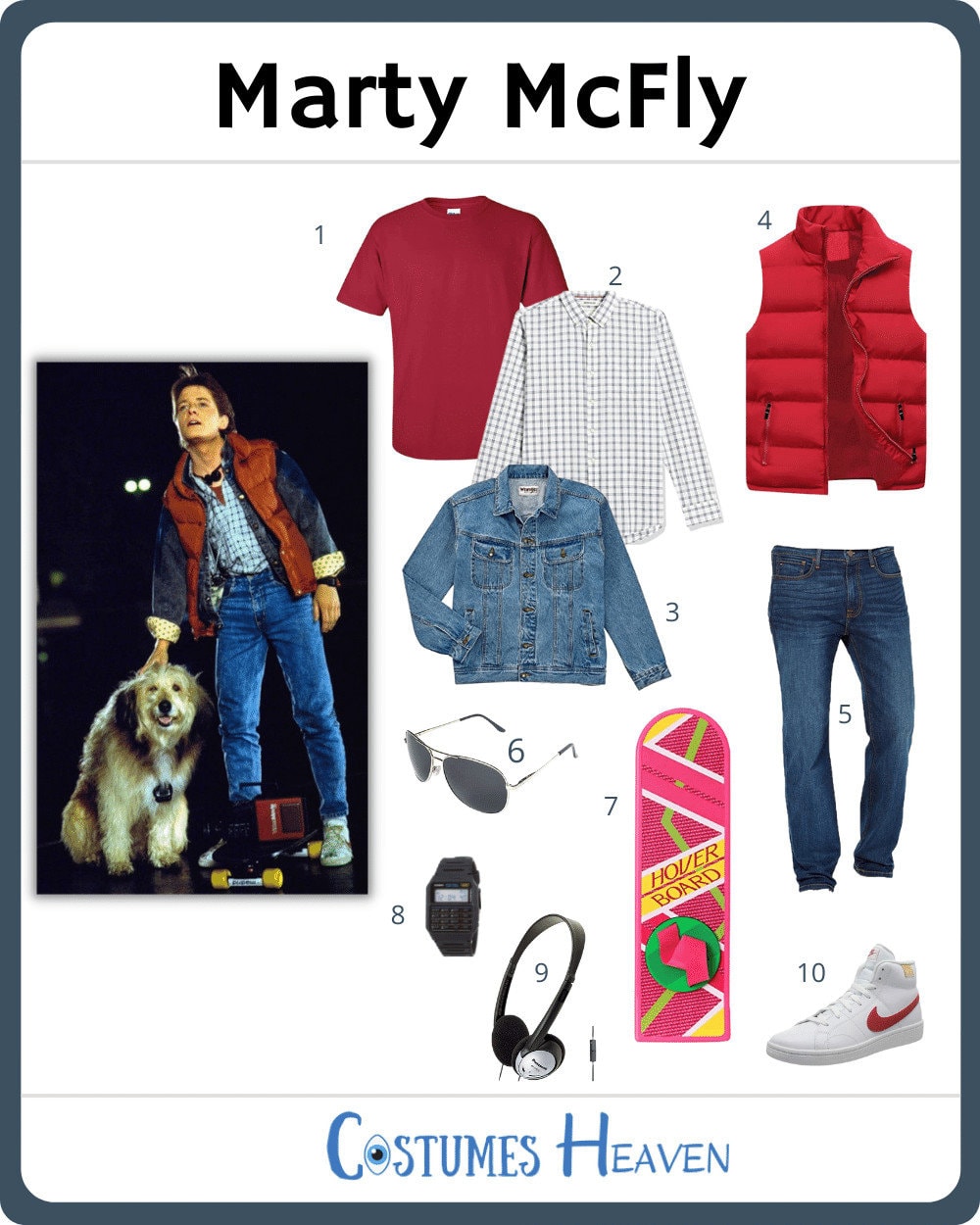 DIY Marty McFly Costume Ideas 2023|Cosplay And Halloween Ideas