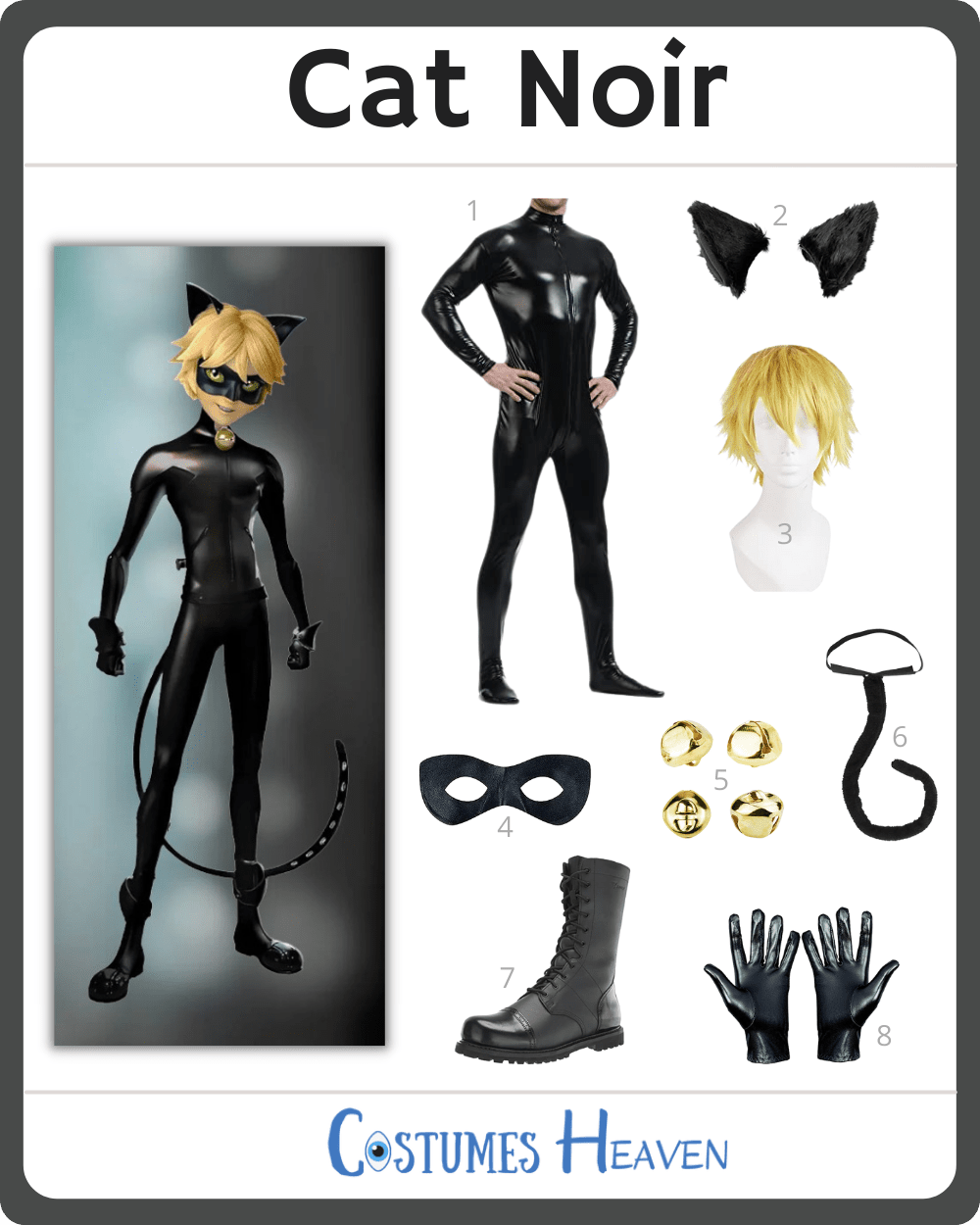 cat noir costume