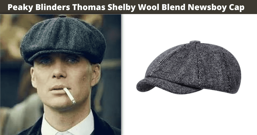 Peaky Blinders Thomas Shelby Wool Blend Newsboy Cap
