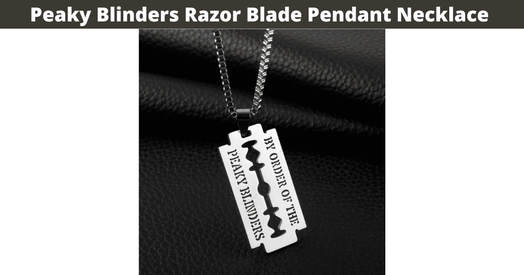 Peaky Blinders Razor Blade Pendant Necklace