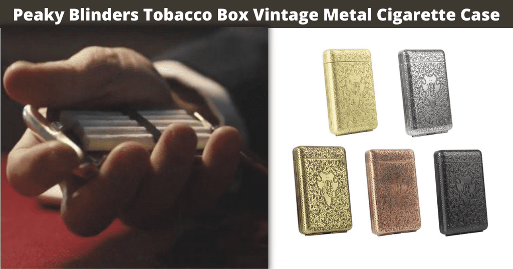 Peaky Blinders Tobacco Box Vintage Metal Cigarette Case