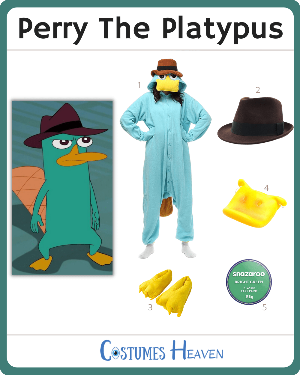 perry the platypus costume