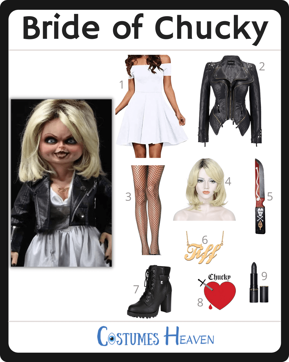 Bride of Chucky costume