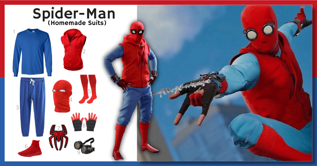 Trajes caseros de Spider-Man DIY 2023 | Ideas para disfraces y Halloween