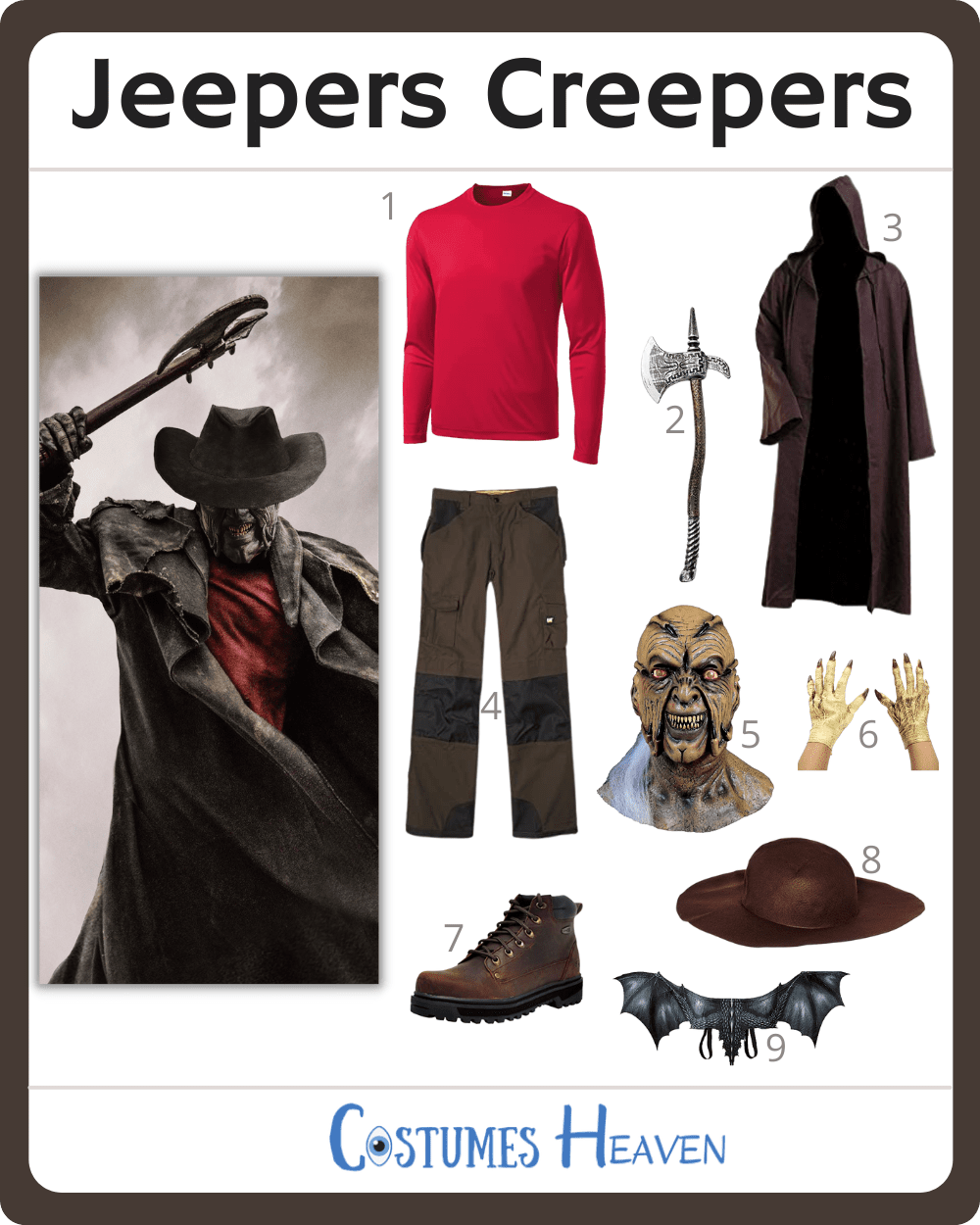 DIY Jeepers Creepers Costume 2022Cosplay And Halloween Ideas