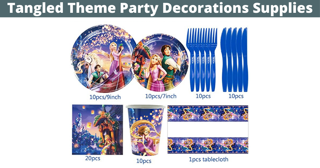 Tangled Theme Party Decorations Supplies
