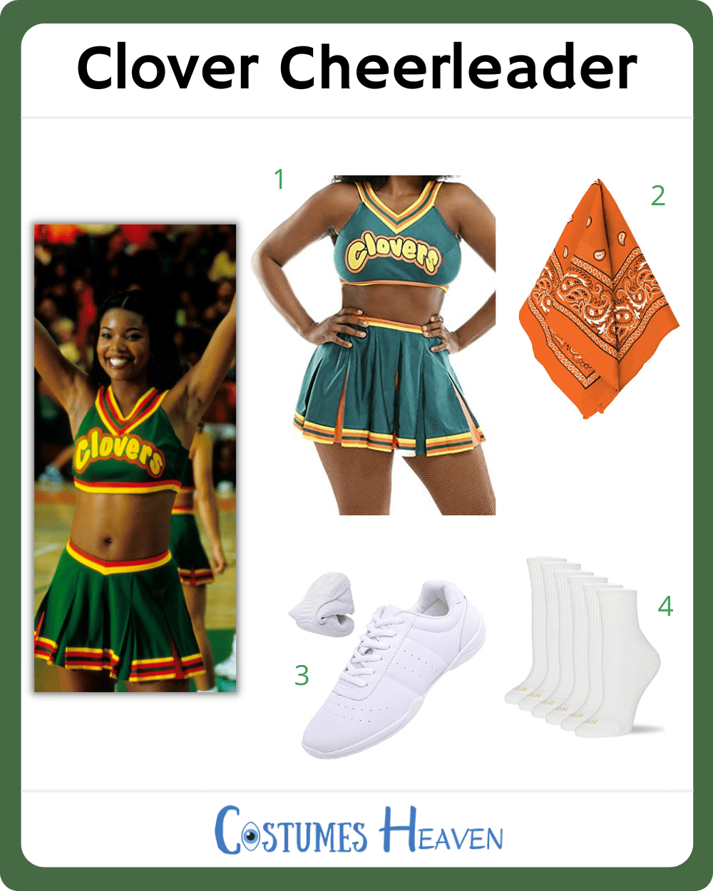 Clover Cheerleader Costume