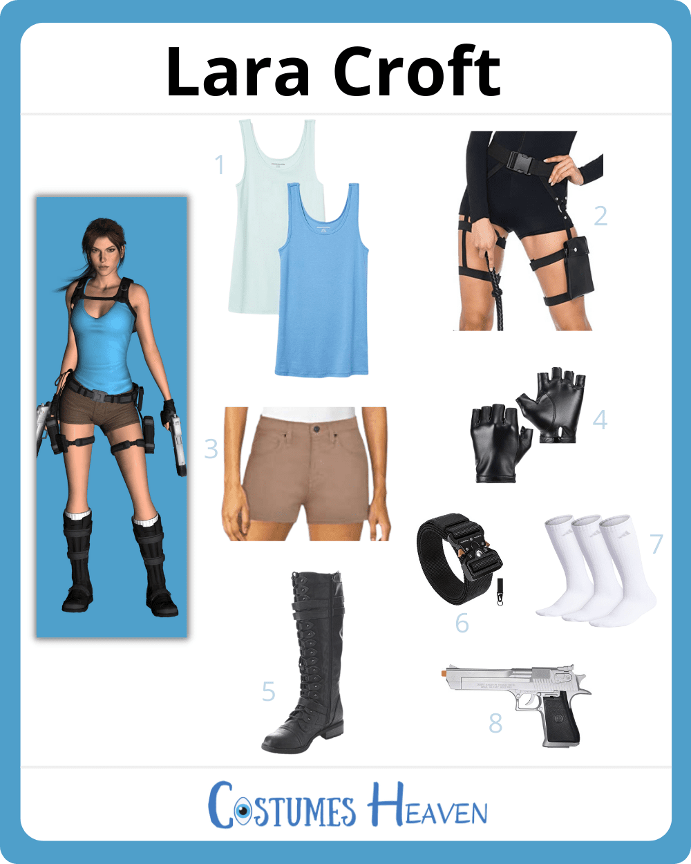 DIY Lara Croft (Tomb Raider) Costume Ideas [2023] For Cosplay & Halloween