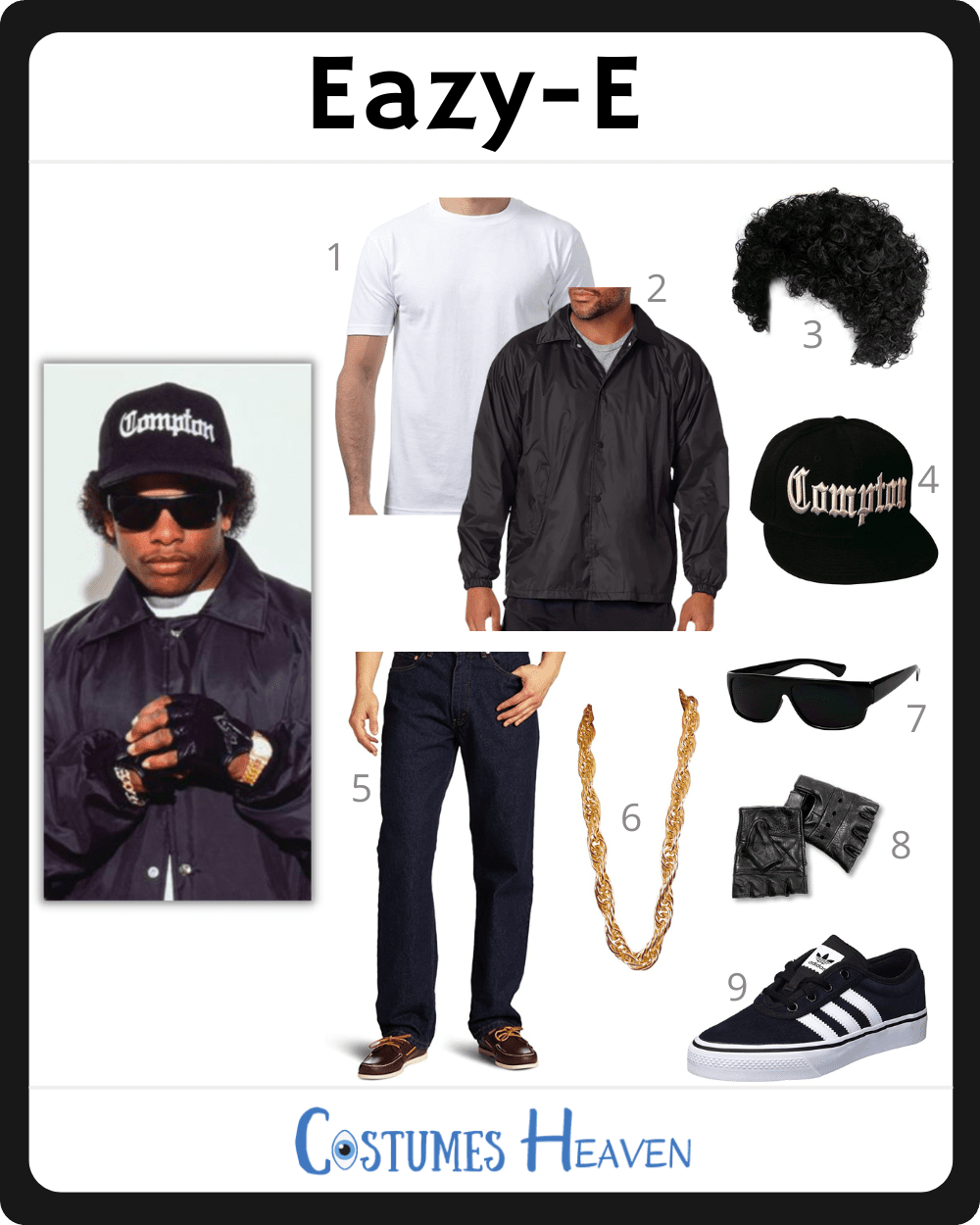 DIY Eazy-E Outfit Ideas [2023] For Cosplay & Halloween