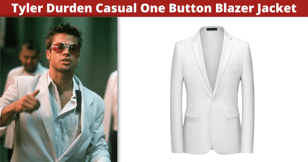Tyler Durden Casual One Button Blazer Jacket