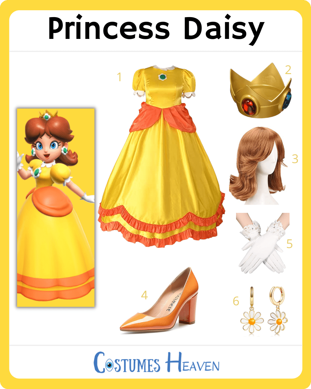 Princess Daisy Costume