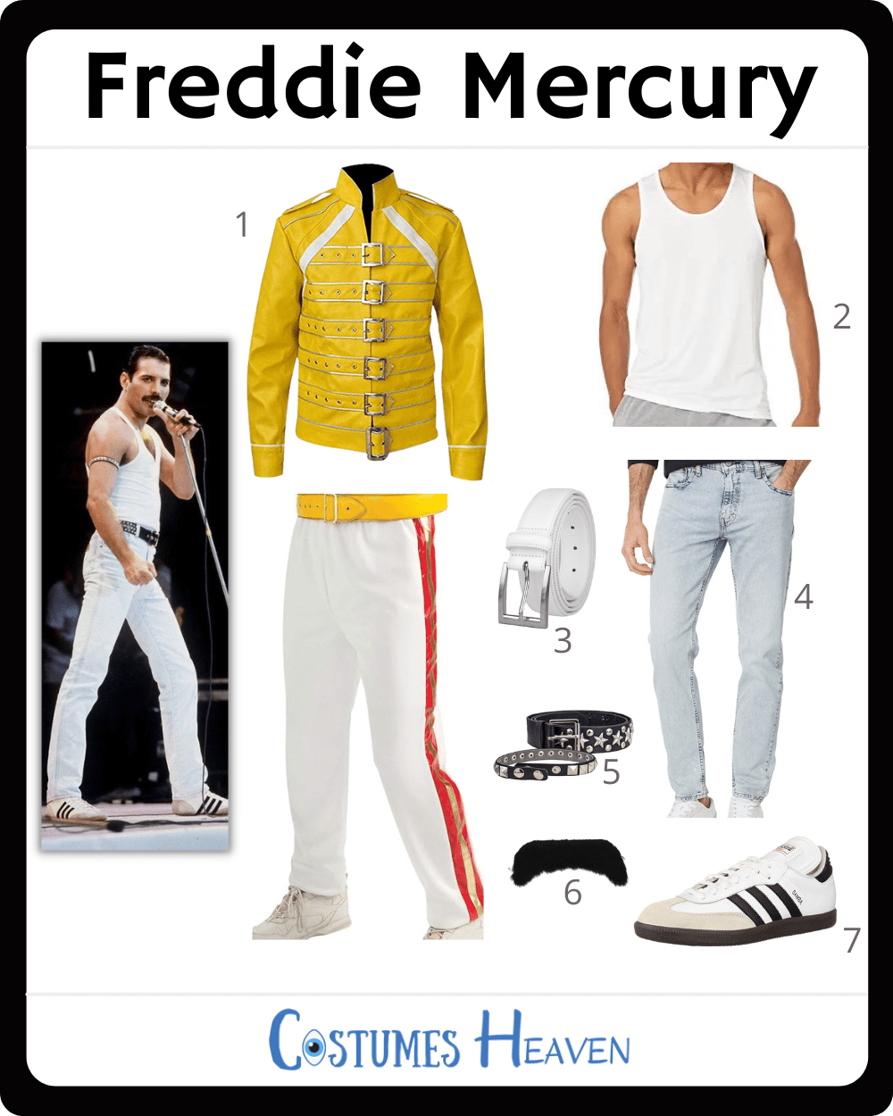 DIY Freddie Mercury Costume Ideas [2023] For Cosplay & Halloween