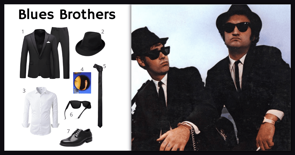beven hersenen blok DIY Blues Brothers-kostuumideeën [2023] voor cosplay en Halloween