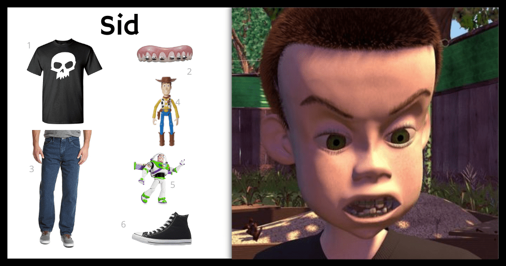 Servicio Melancólico Ordenado DIY Sid (Toy Story) Ideas de disfraces [2023] para cosplay y Halloween