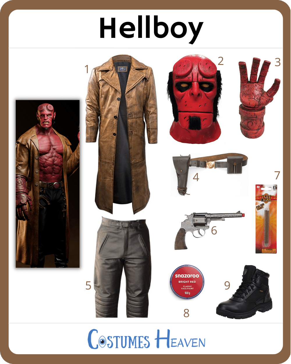 DIY Hellboy Costume Ideas [2023] For Cosplay & Halloween