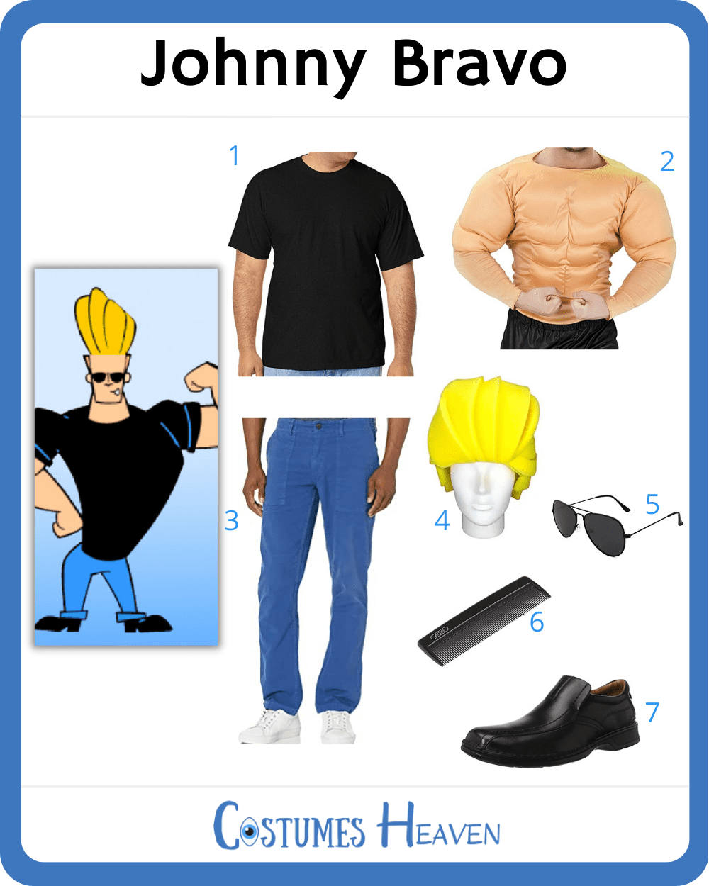 DIY Johnny Bravo Costume Ideas [2023] For Cosplay & Halloween