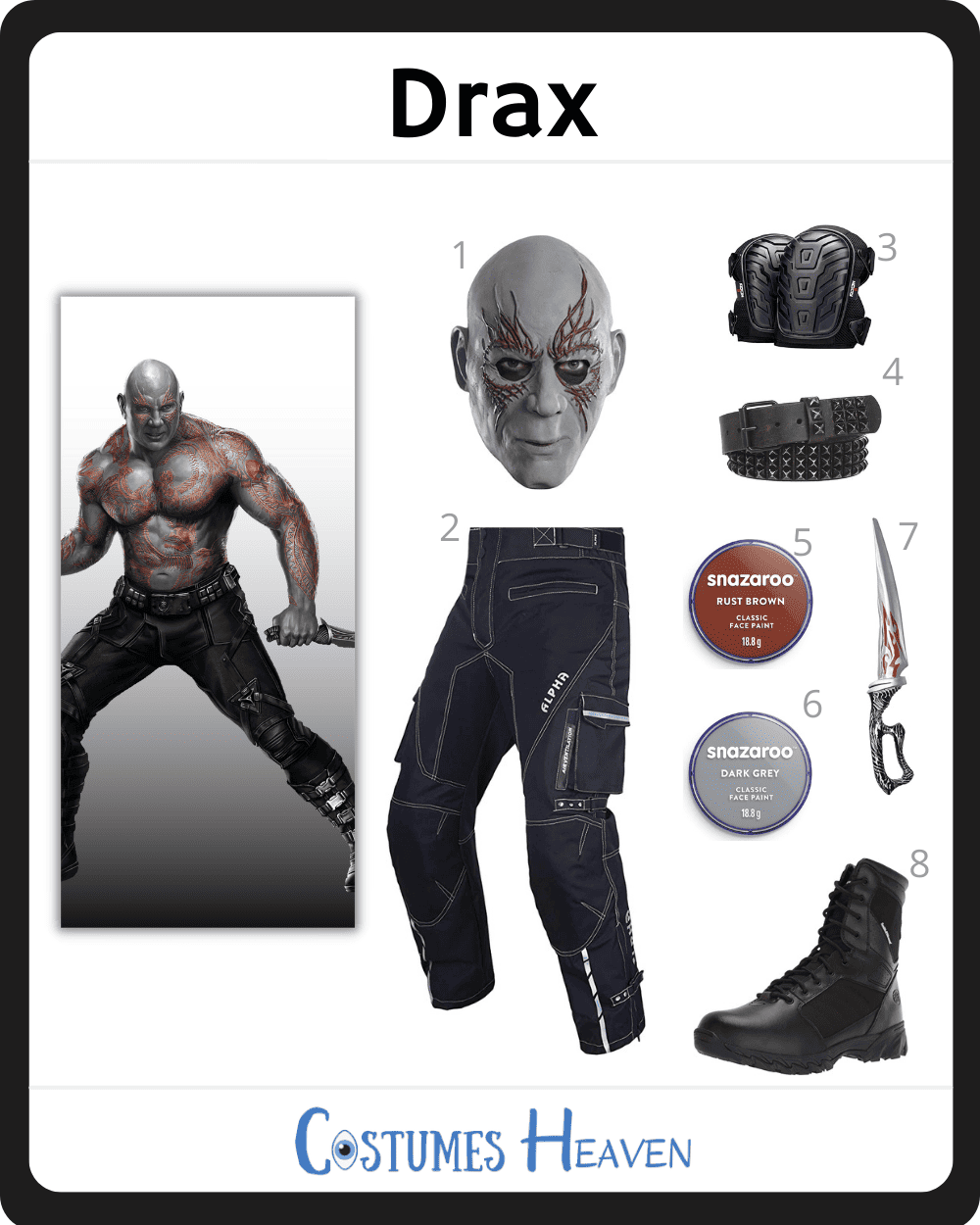 Drax Costume