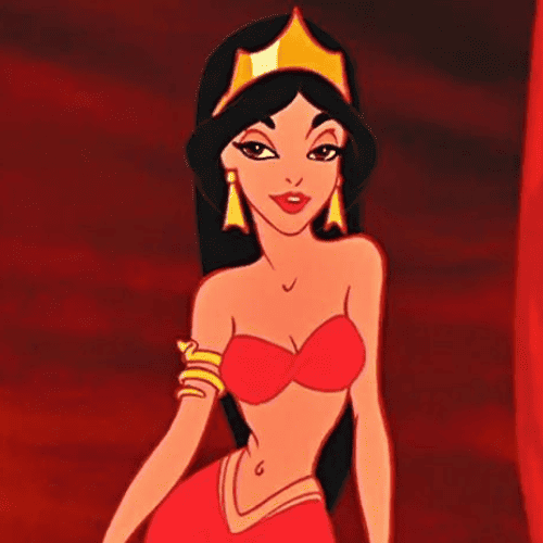 Princess Jasmine's red costume